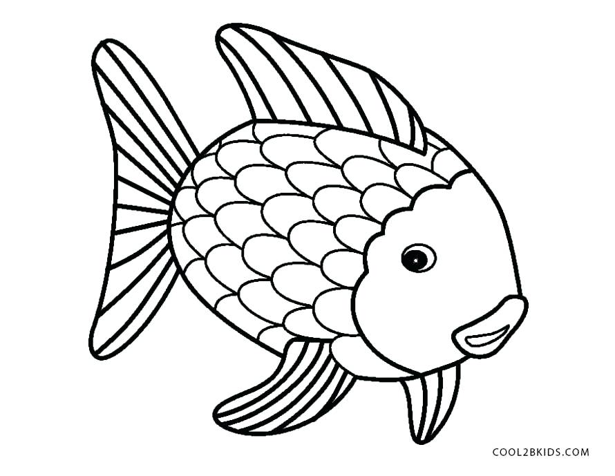 890x689 Flying Fish Coloring Page Rainbow Fish Coloring Page Coloring