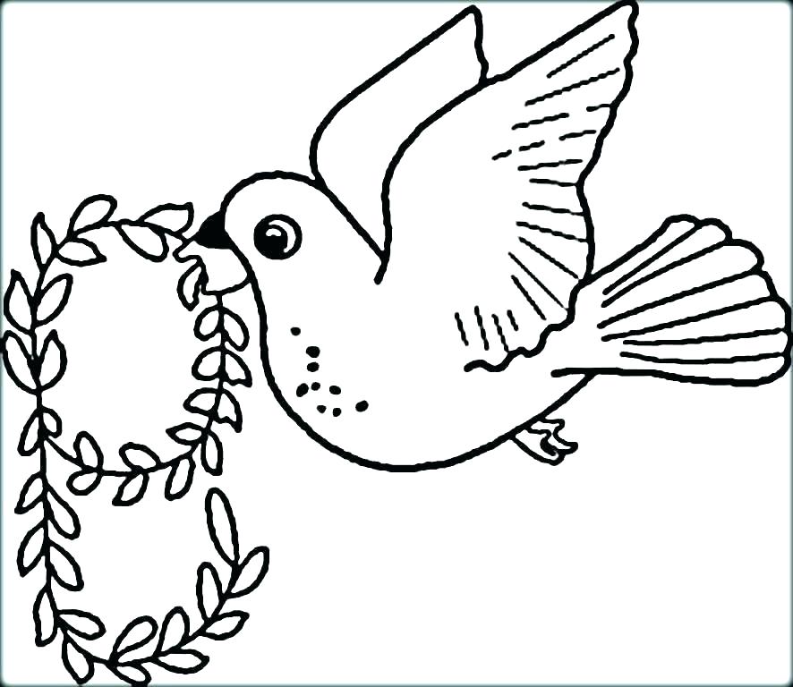 886x768 Coloring Pages Of Birds Flying