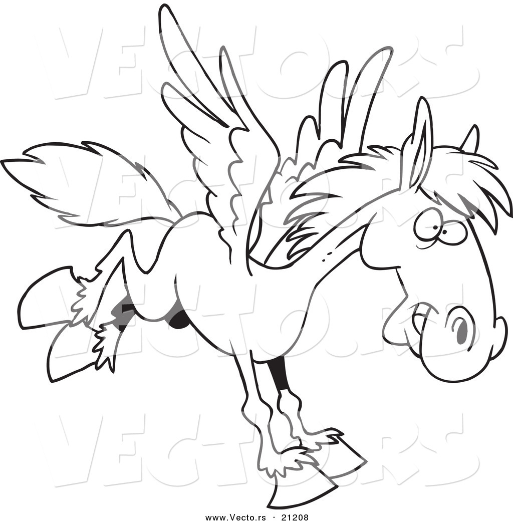 1024x1044 Flying Horse Coloring Pages Best Images Free Printable Kids Print