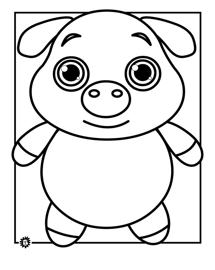 700x880 Pig Template
