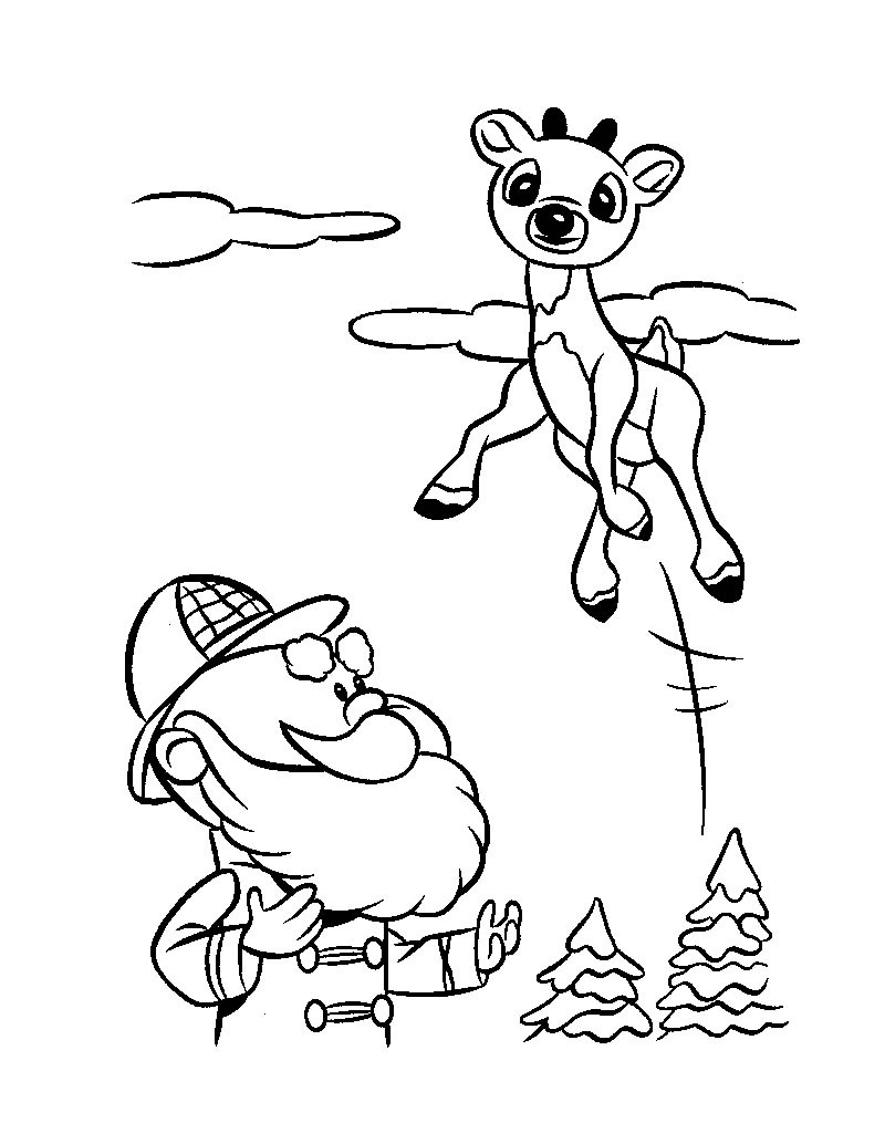 800x1034 Reindeer Coloring Pages