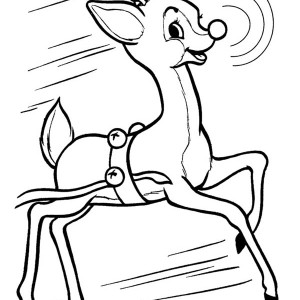 flying reindeer coloring pages at getdrawings  free