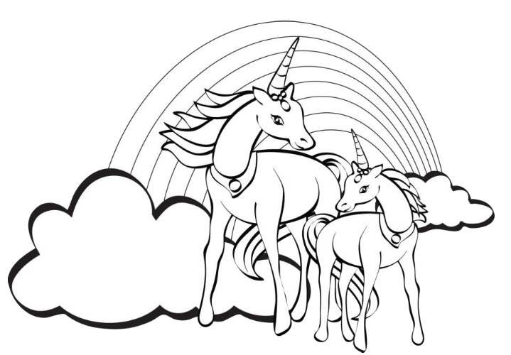 719x500 Prissy Ideas Free Unicorn Coloring Pages Wonderful Page