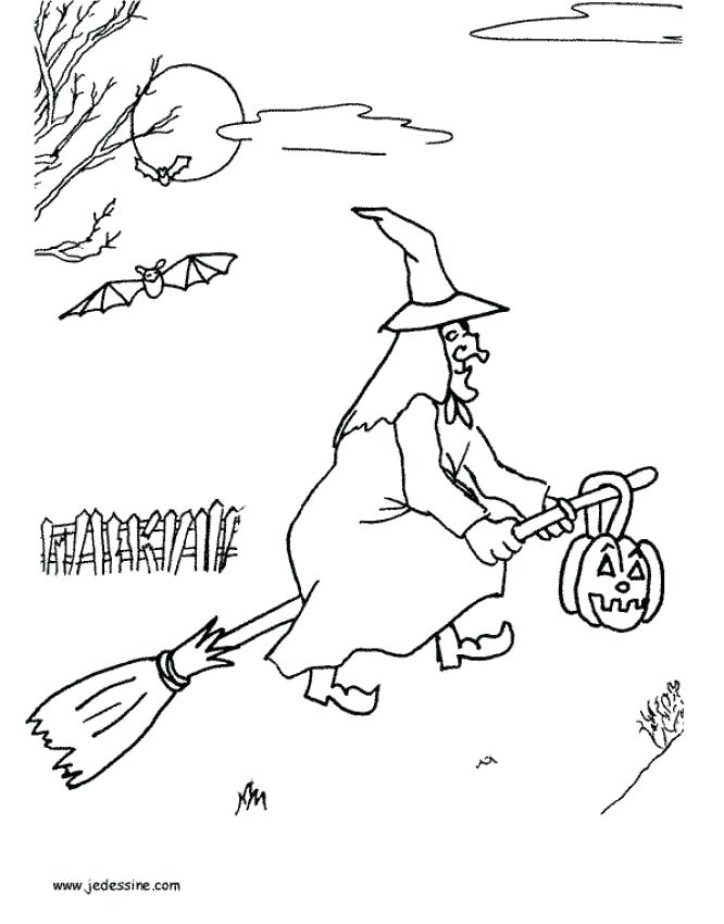 666x850 Halloween Witch Coloring Page Flying Witches Coloring Pages