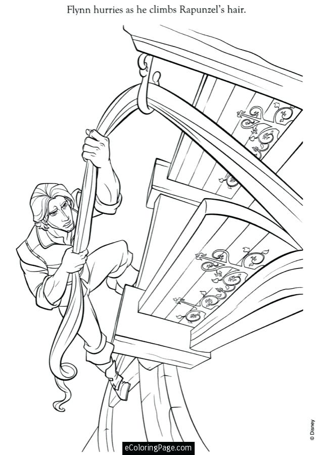 627x900 Rapunzel And Flynn Coloring Pages Kids Coloriage Rider Raiponce