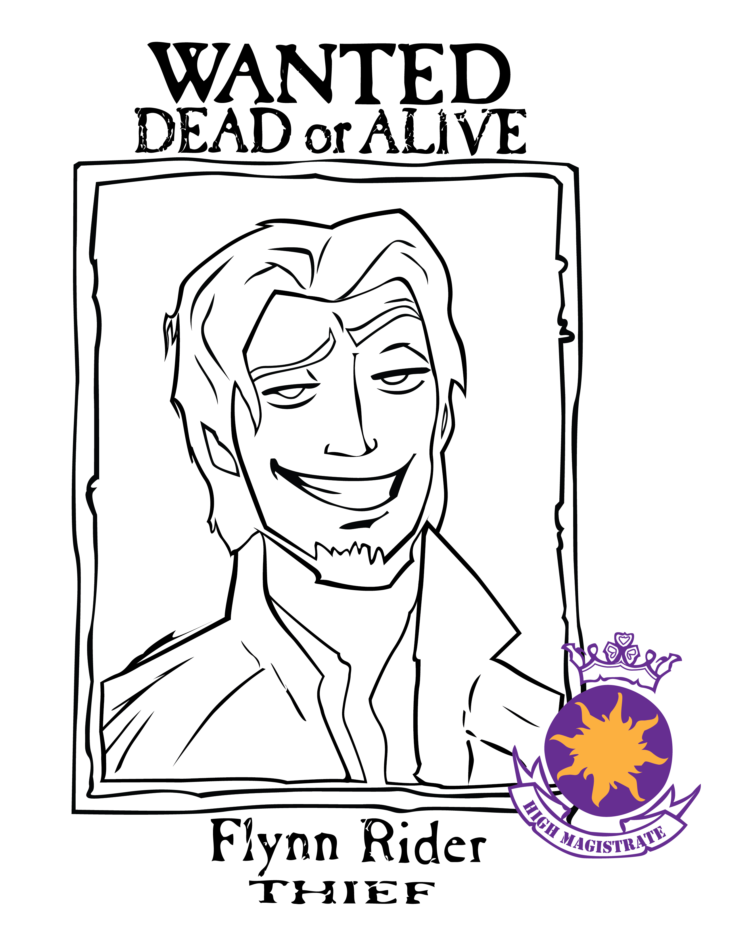 2550x3300 Flynn Rider Pinata