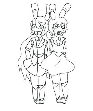 320x381 Toy Bonnie Coloring Pages Devon Creamteas