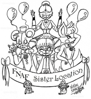 310x339 Five Nights At Freddys Coloring Pages Coloring Pages