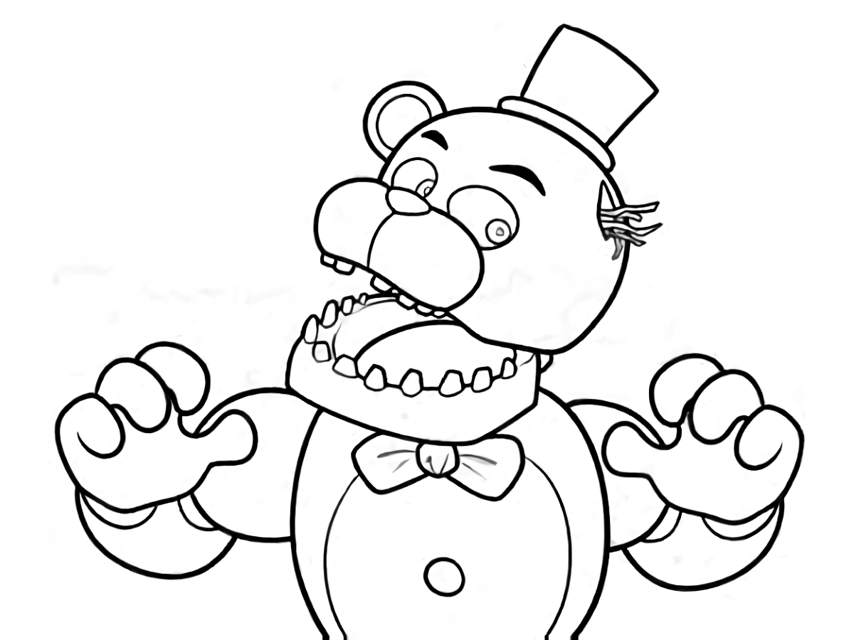 1200x900 Fnaf Coloring Pages Coloring Pages For Kids