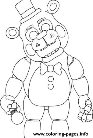 305x450 Five Nights At Freddys Fnaf Coloring Pages Printable