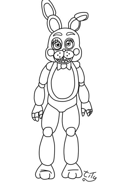 480x640 Fnaf Coloring Pages Unique Five Nights
