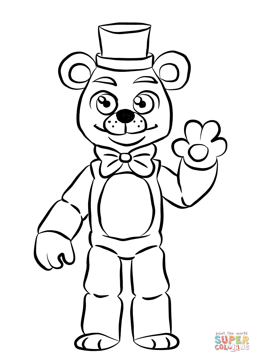 857x1200 Fnaf Coloring Pages
