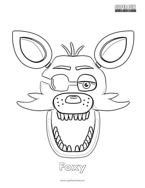 464x600 Foxy Coloring Sheet