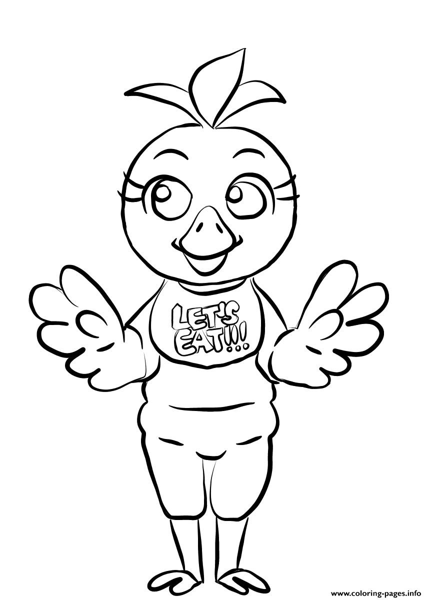 858x1200 Fresh Chica Fnaf Coloring Pages Printable Free Coloring Pages