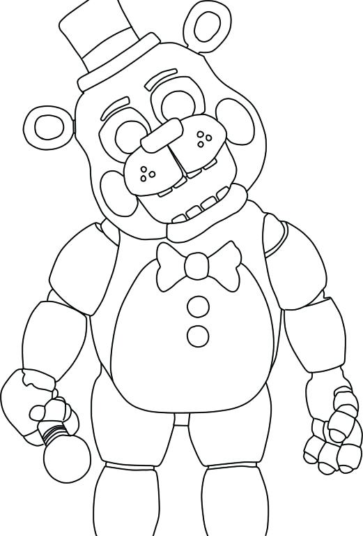 521x768 Fnaf Coloring Pages Online S Fnaf Colouring Pages Online