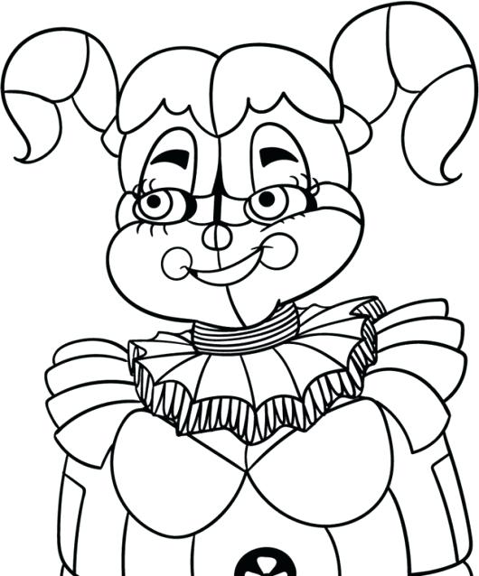 530x638 Fnaf Coloring Pages Freddy
