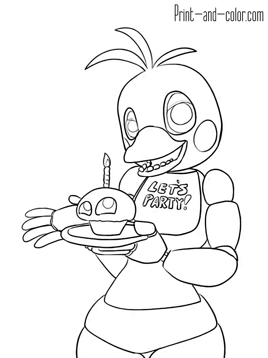 900x1200 Unique Fnaf Coloring Pages Printable Ra