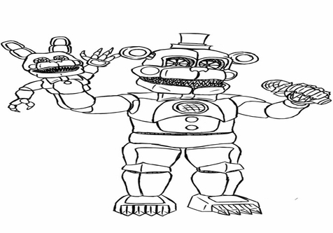476x333 Five Night Of Freddy Coloring Page Image Clipart Images