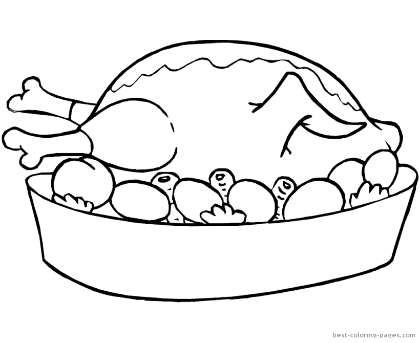 820x670 Food Coloring Pages To Download And Print For Free