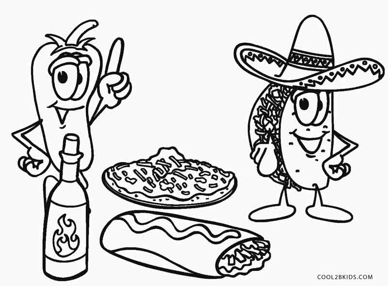 800x589 Free Printable Food Coloring Pages For Kids