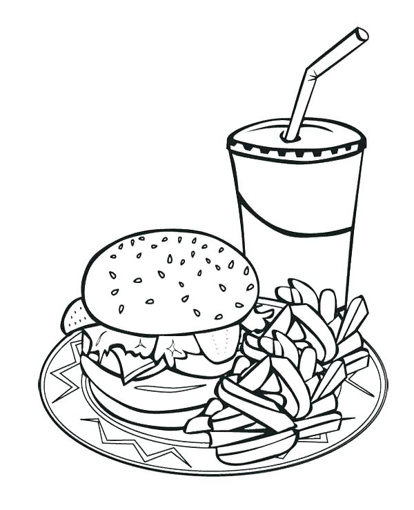 600x739 Food Coloring Page Food Chain Coloring Pages Food Coloring Pages