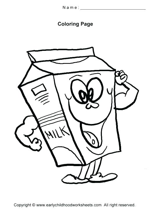 520x730 Food Coloring Page Taco Junk Food Coloring Page Cute Food