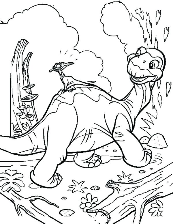 600x776 Bigfoot Coloring Pages Little Foot Coloring Pages Land Before Time