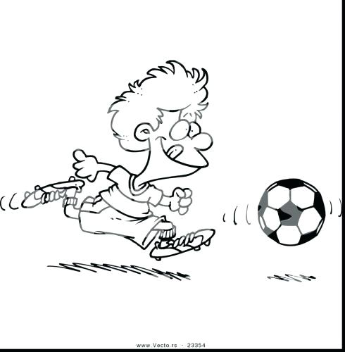 490x500 Soccer Ball Coloring Page Pages Balls Of Co Small