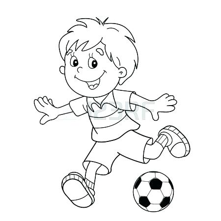 450x450 Soccer Ball Coloring Page