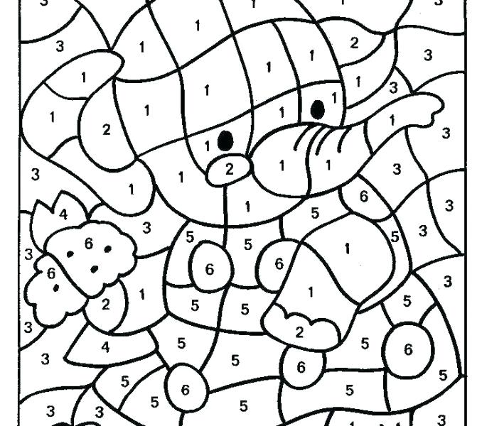 678x600 Coloring Pages Numbers