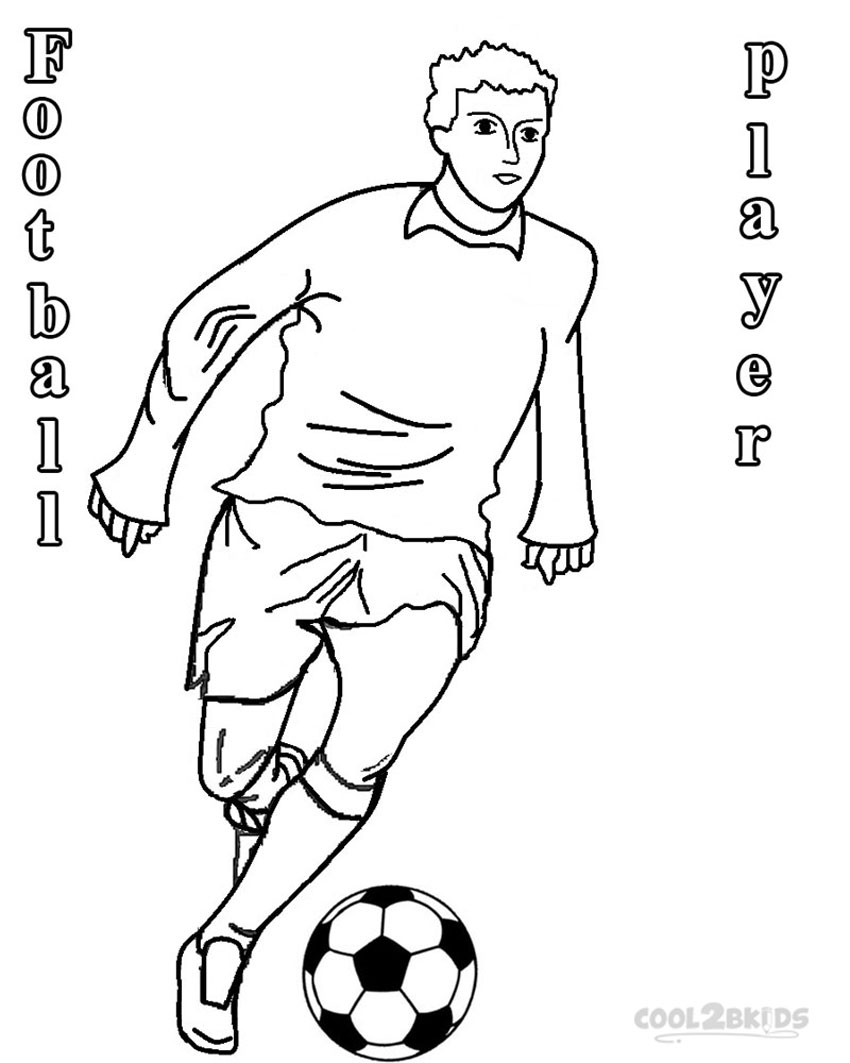 850x1063 Printable Football Player Coloring Pages For Kids