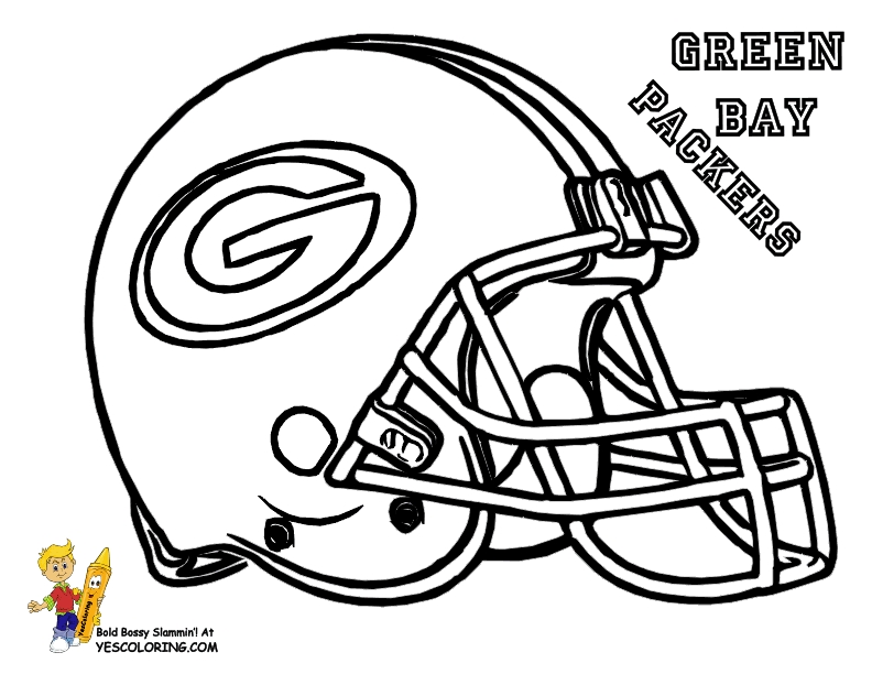 792x612 Football Coloring Pages For Kids Printable