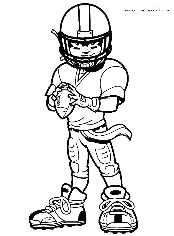 590x802 Football Printable Coloring Pages Football Printable Coloring