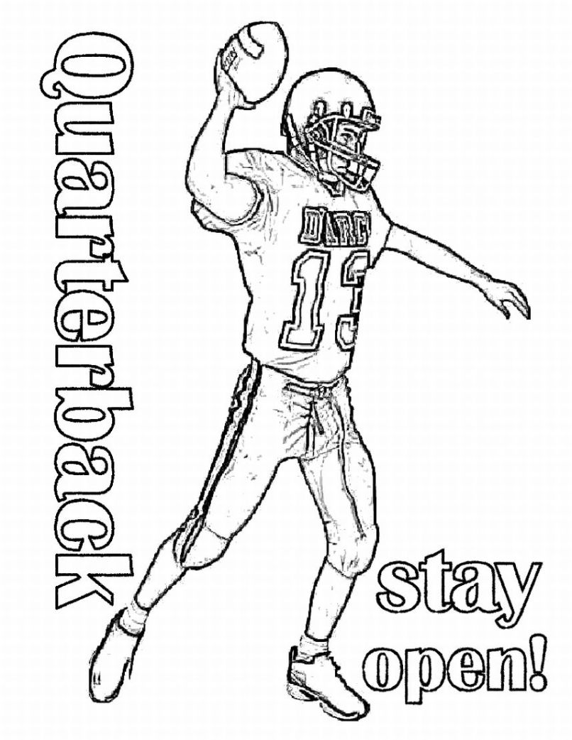 806x1042 Printable Football Coloring Pages Learn To Arilitv Coloring