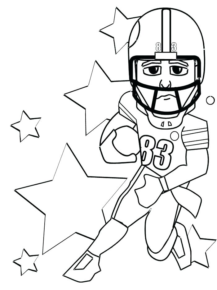 700x933 Coloring Pages Of Football Players