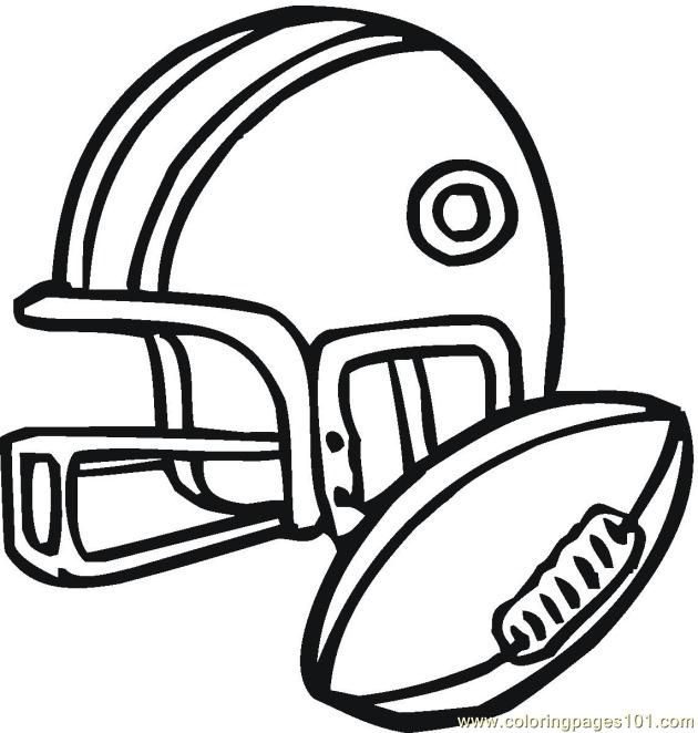630x662 Printable Football Free Printable Coloring Page American
