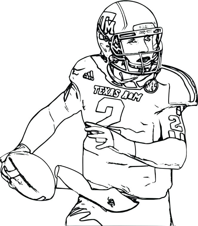 663x755 Coloring Pages Football Football Coloring Pages Printable Adult