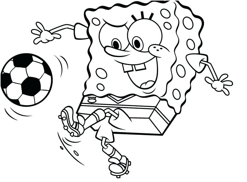 827x609 Football Coloring Page