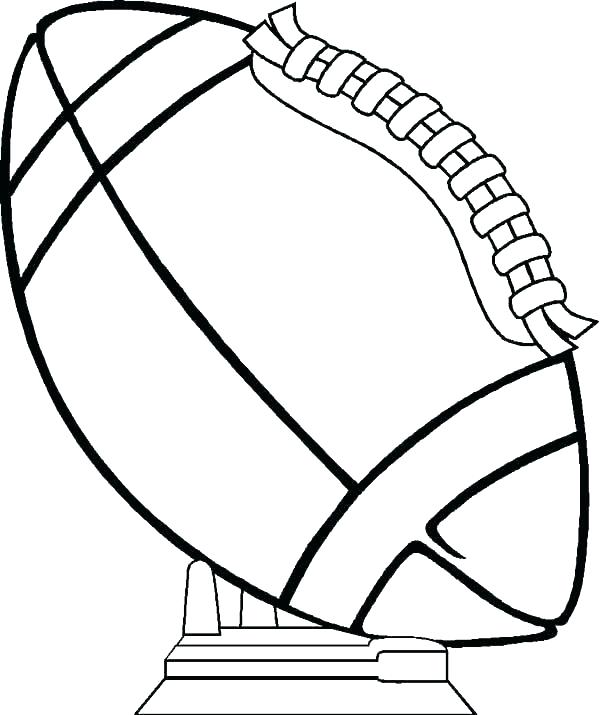 600x715 Football Coloring Page Pics Photos Pages Football Coloring Pages
