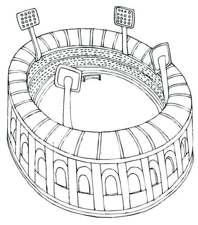 Football Field Coloring Page at GetDrawings | Free download