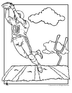 236x305 Football Coloring Pages Theme Activities