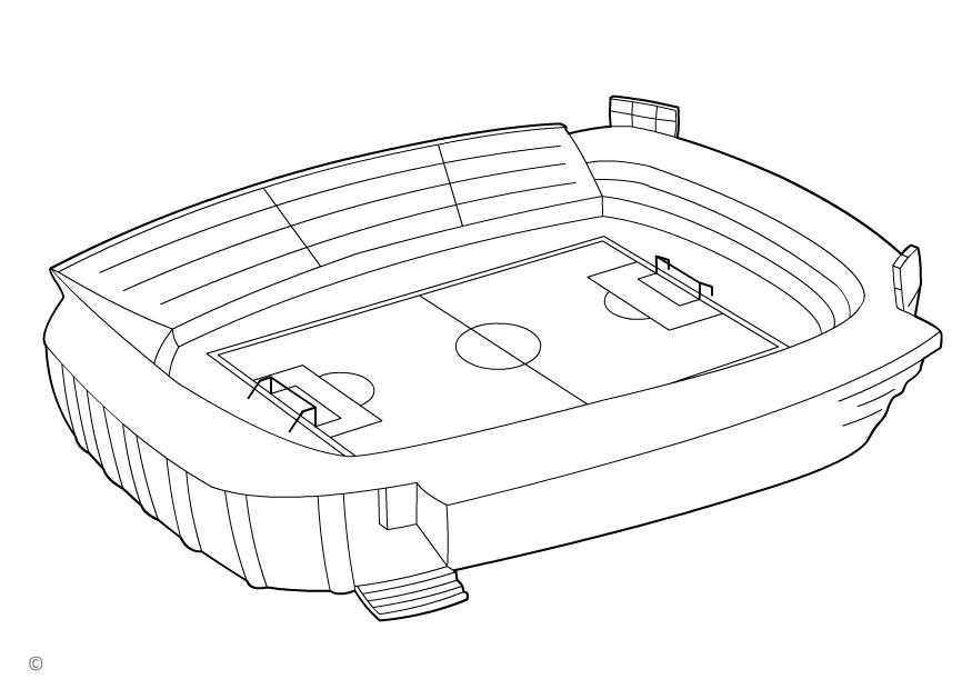 875x620 Coloring Page Football Stadium