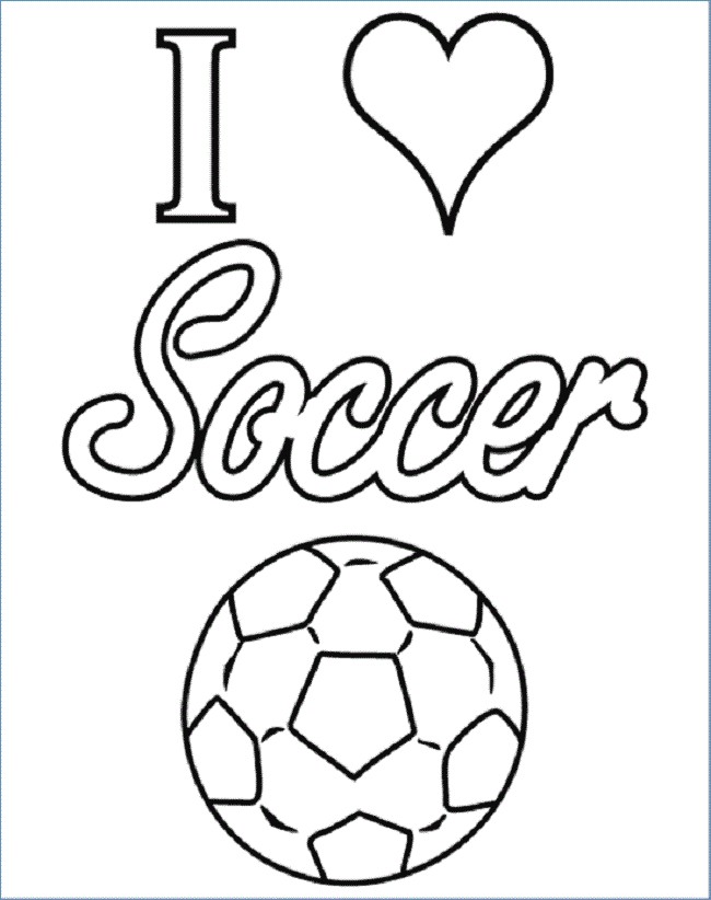 650x822 Soccer Goal Coloring Pages