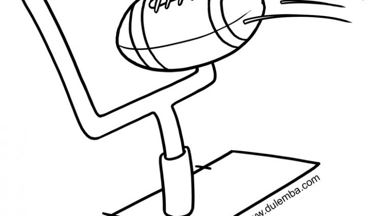 750x425 Football Goal Post Coloring Page Dulemba Coloring Page Tuesday