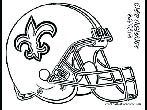 480x360 Football Helmets Coloring Pages Broncos Football Helmet Coloring