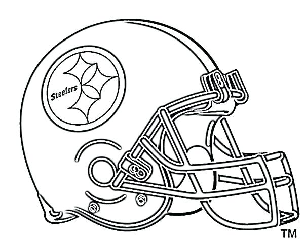600x472 Steelers Para Colorear Football Helmet Coloring Pages Dibujos Para