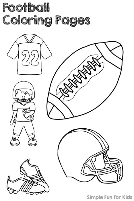 467x700 Football Coloring Pages