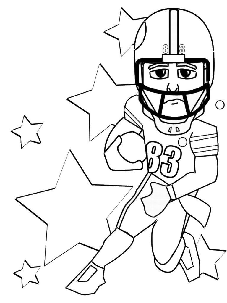 768x1024 Free Printable Football Coloring Pages For Kids Free Printable