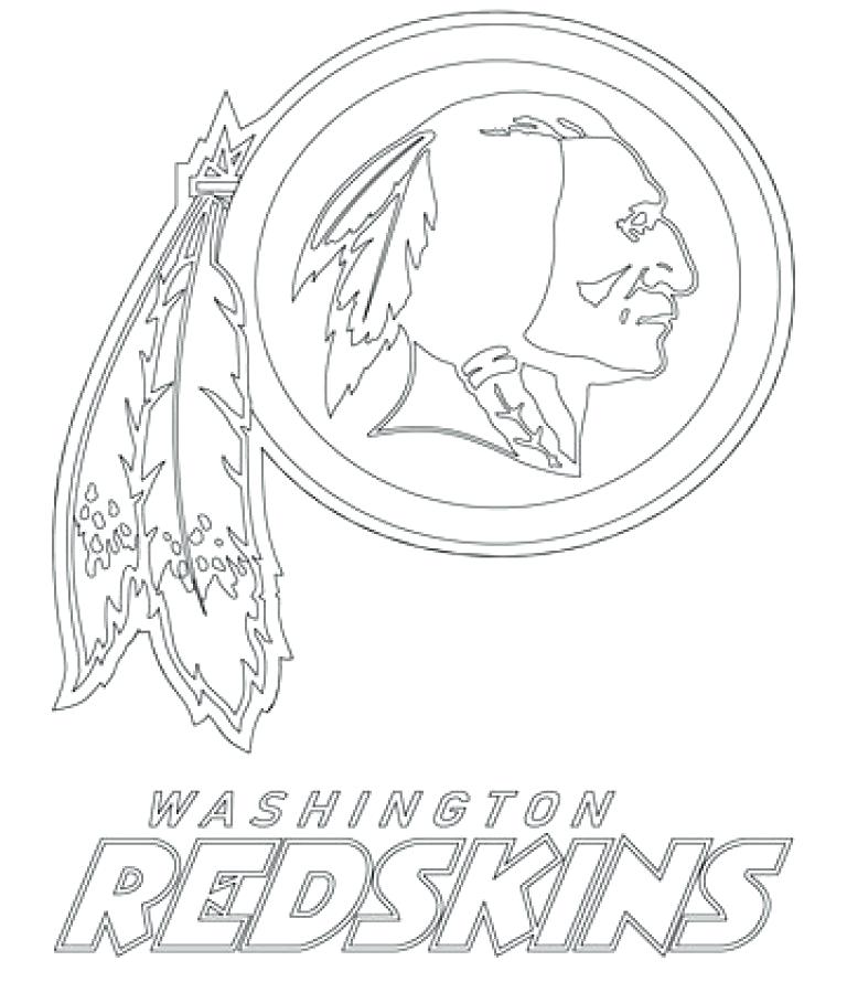 768x900 Redskins Logo Coloring Page Free Adult Printable Astonishing