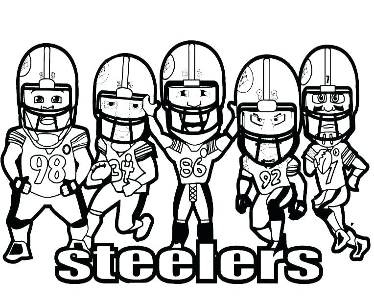 764x628 Football Logo Coloring Pages